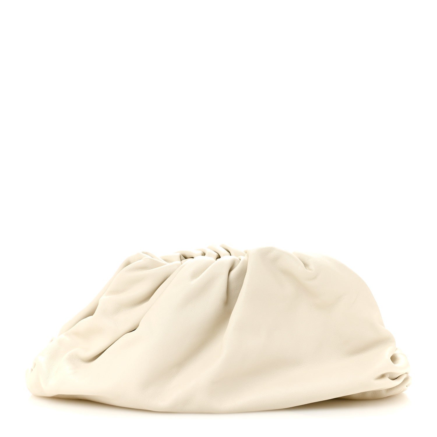 Bottega Veneta Smooth Butter Calf The Pouch Oversized Clutch Plaster