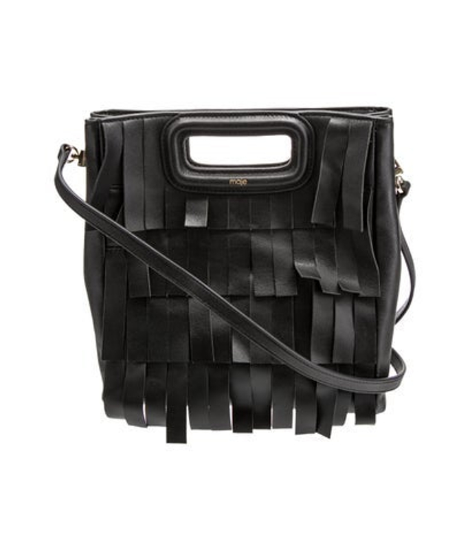 Maje Leather Crossbody Bag