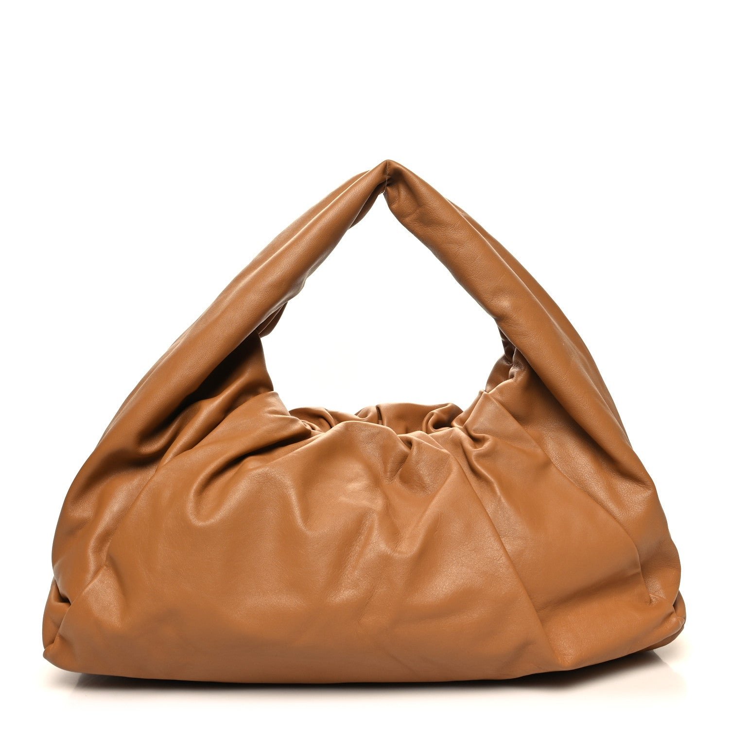 Bottega Veneta Smooth Butter Calfskin Large The Shoulder Pouch Cammello