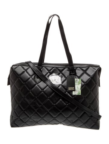 Badgley Mischka Leather Messenger Bag w/ Tags
