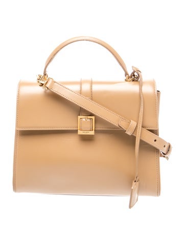 Leather Top Handle Bag