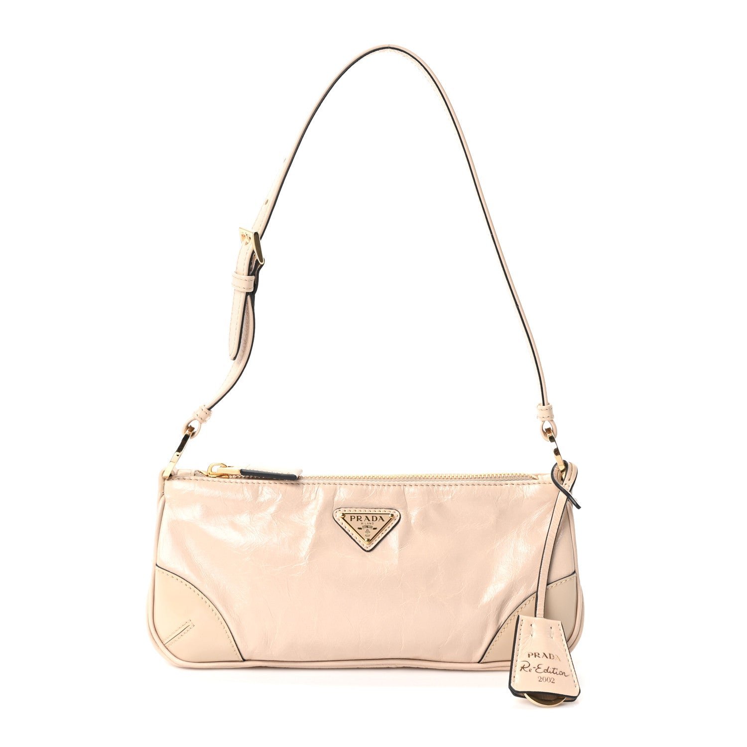 Prada Prada Re-Nylon Spazzolato Re-Edition 2002 Shoulder Bag Deserto