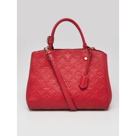 Louis Vuitton Louis Vuitton Cerise Monogram Empreinte Leather Montaigne MM Bag