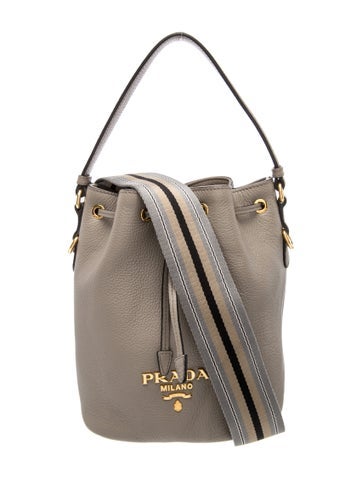 Prada Vitello Daino Leather Bucket Bag