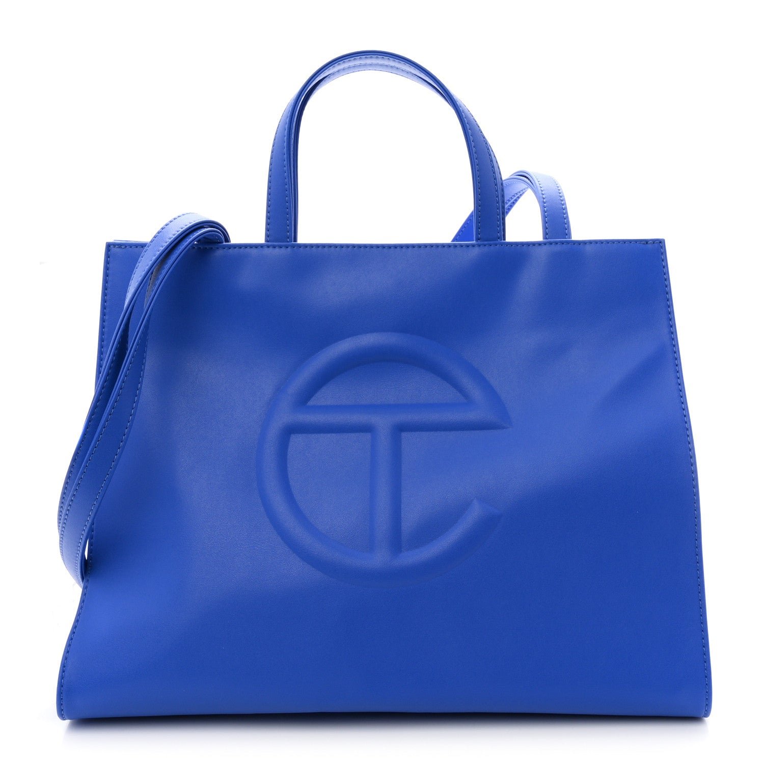 Telfar Telfar Vegan Leather Medium Shopping Bag Painters Tape