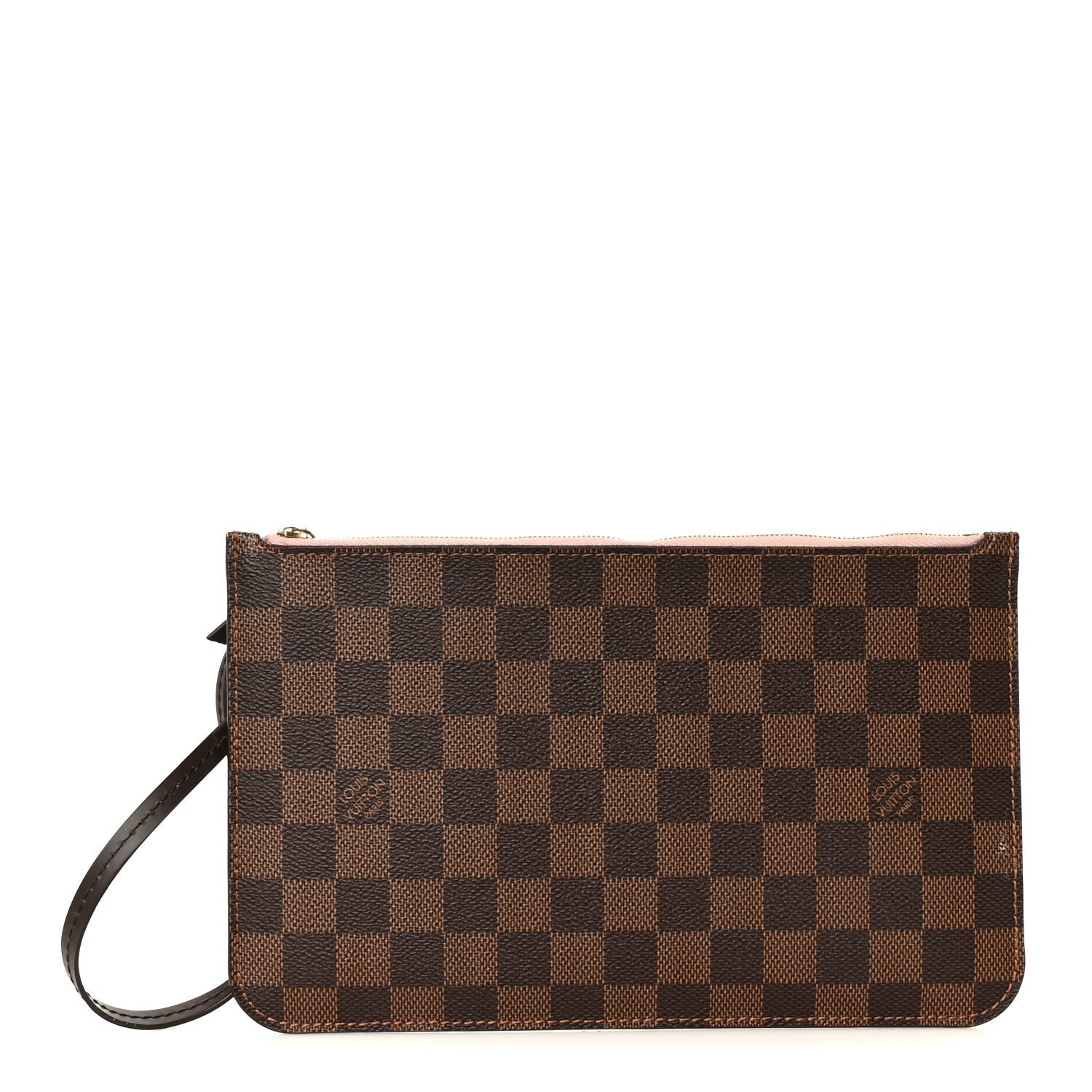 Louis Vuitton Damier Ebene Neverfull MM GM Pochette Rose Ballerine