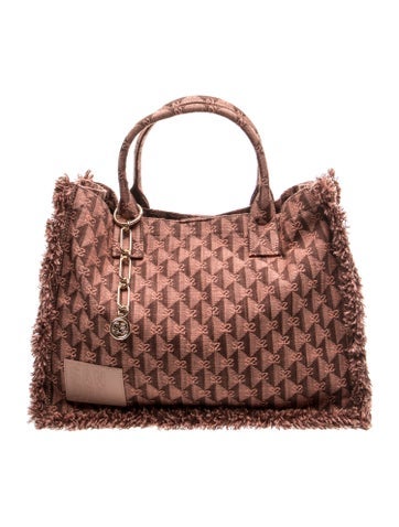 Sandro Canvas Top Handle Bag