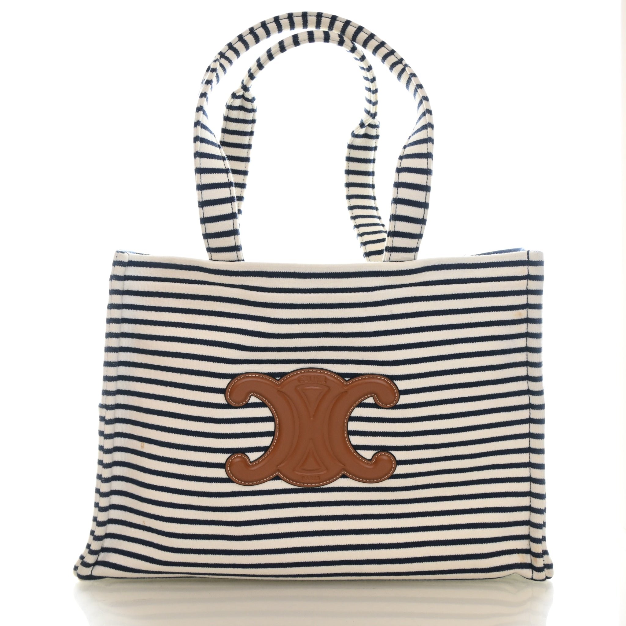 Celine Large Mixed Fibres Triomphe Cabas Tote