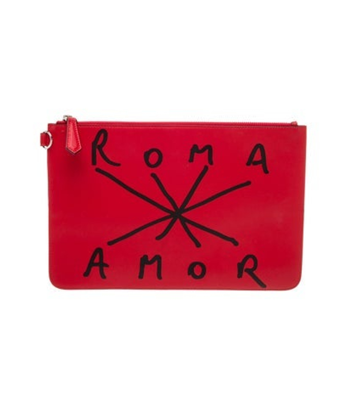 Fendi Leather Clutch