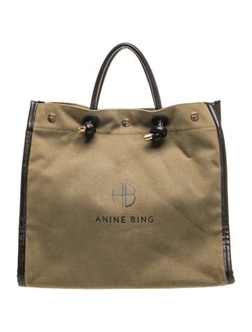 Anine Bing Canvas Tote