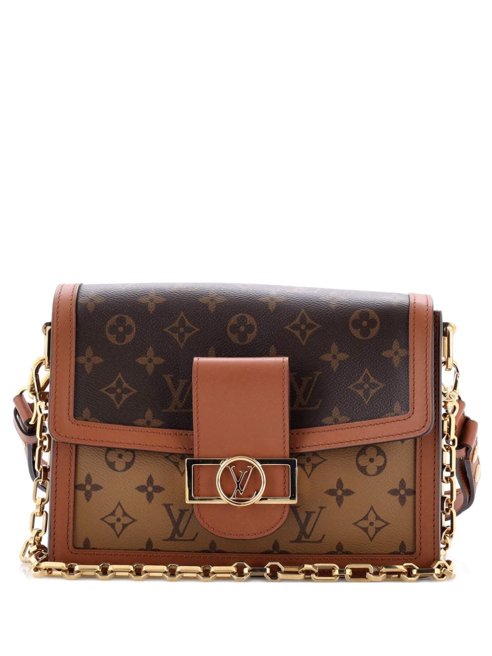 Louis Vuitton Dauphine Reverse Monogram Canvas MM shoulder bag