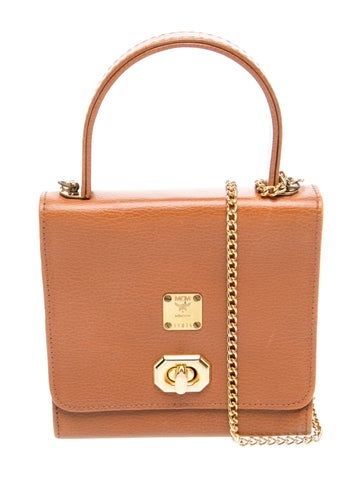Leather Top Handle Bag Vintage