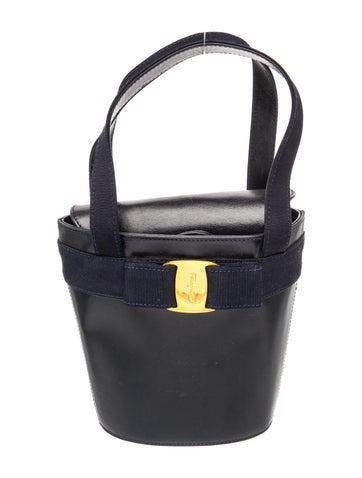 Ferragamo Leather Top Handle Bag