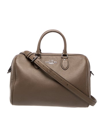 Leather Top Handle Bag