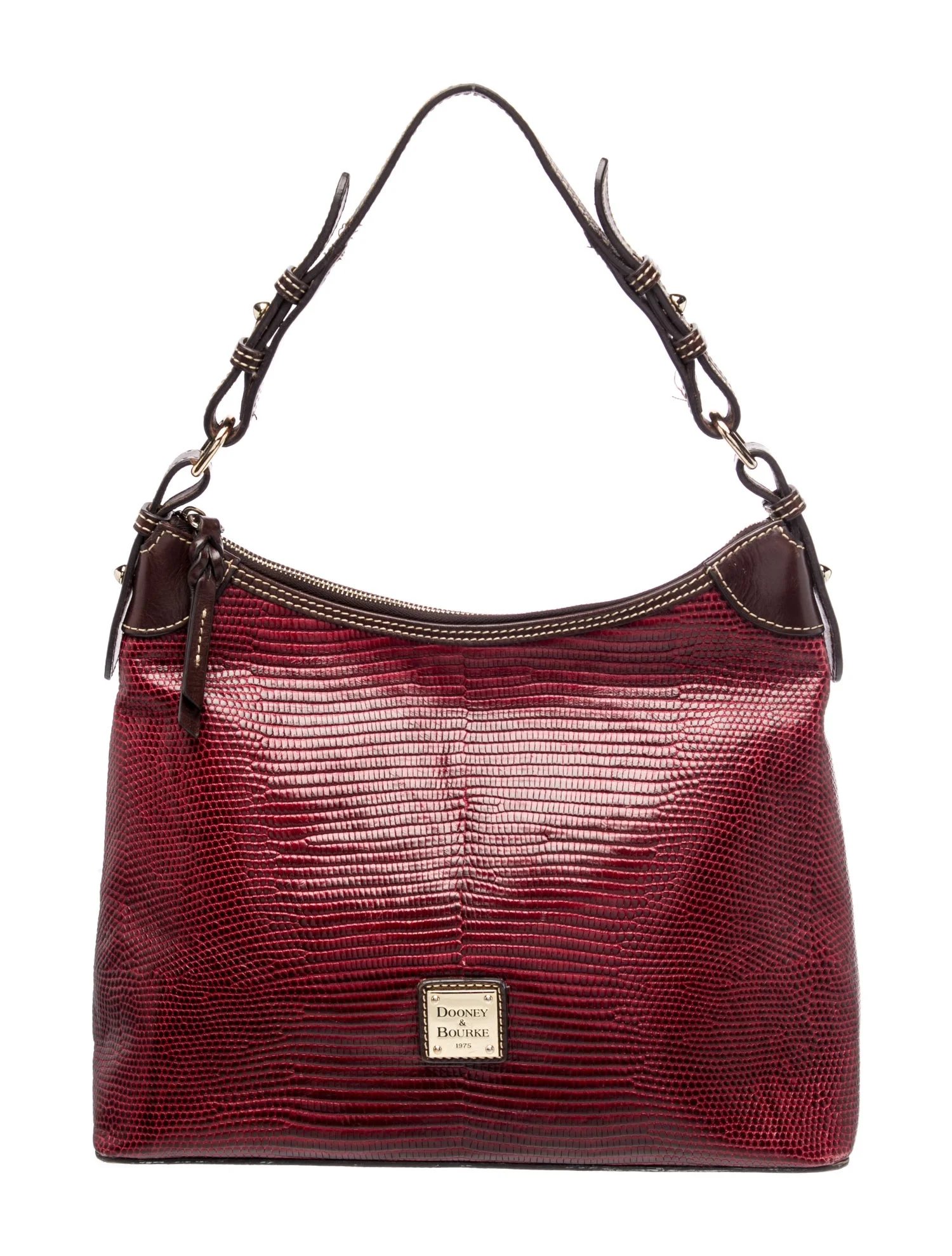 Dooney & Bourke Embossed Leather Shoulder Bag