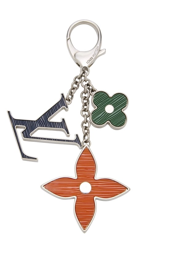 Multicolor SIlver Fleur d'Epi Bag Charm