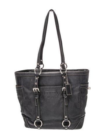 Leather Top Handle Bag