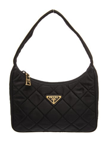 Enameled Metal Triangle Nylon Bag