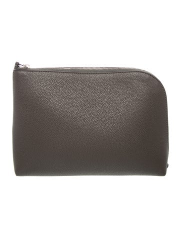 Leather Pochette Square