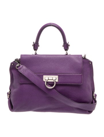 Leather Top Handle Bag