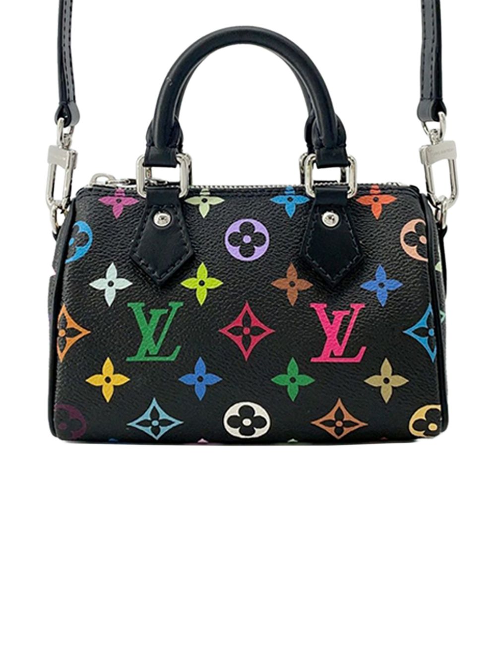 2025 Takashi Murakami Monogram Multicolore Nano Speedy Bandouliere satchel
