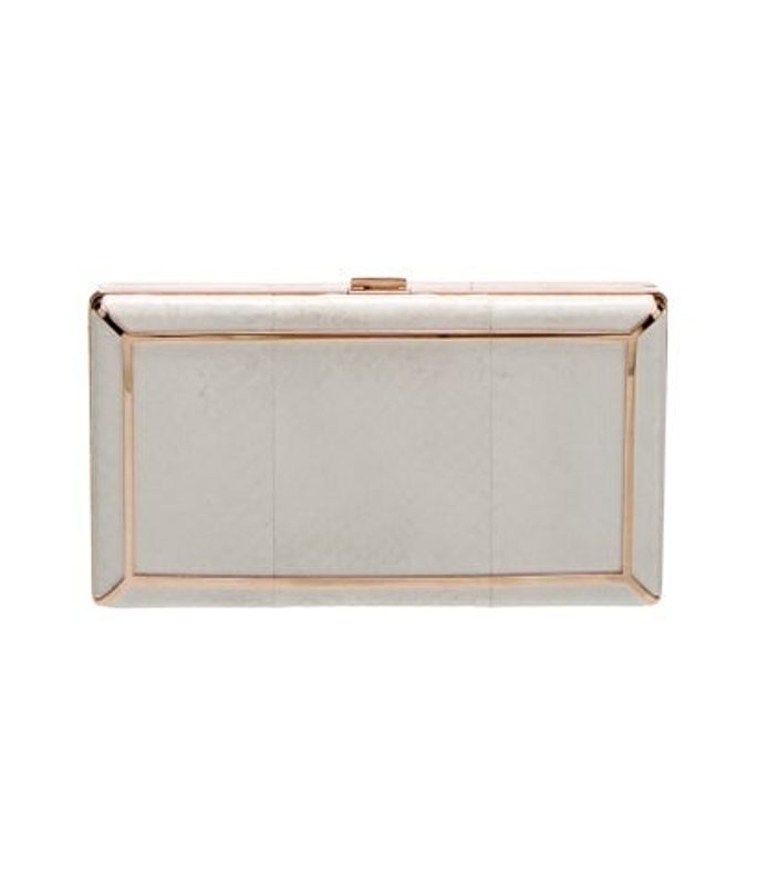 Gabriela Hearst Hearst Embossed Leather Minaudiere