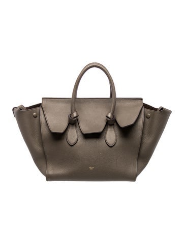 Leather Tie Tote Small