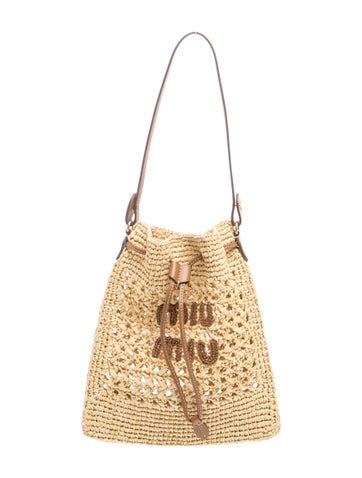 Straw Bucket Bag