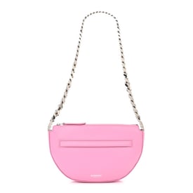 Burberry Lambskin Small Olympia Chain Shoulder Bag Primrose Pink