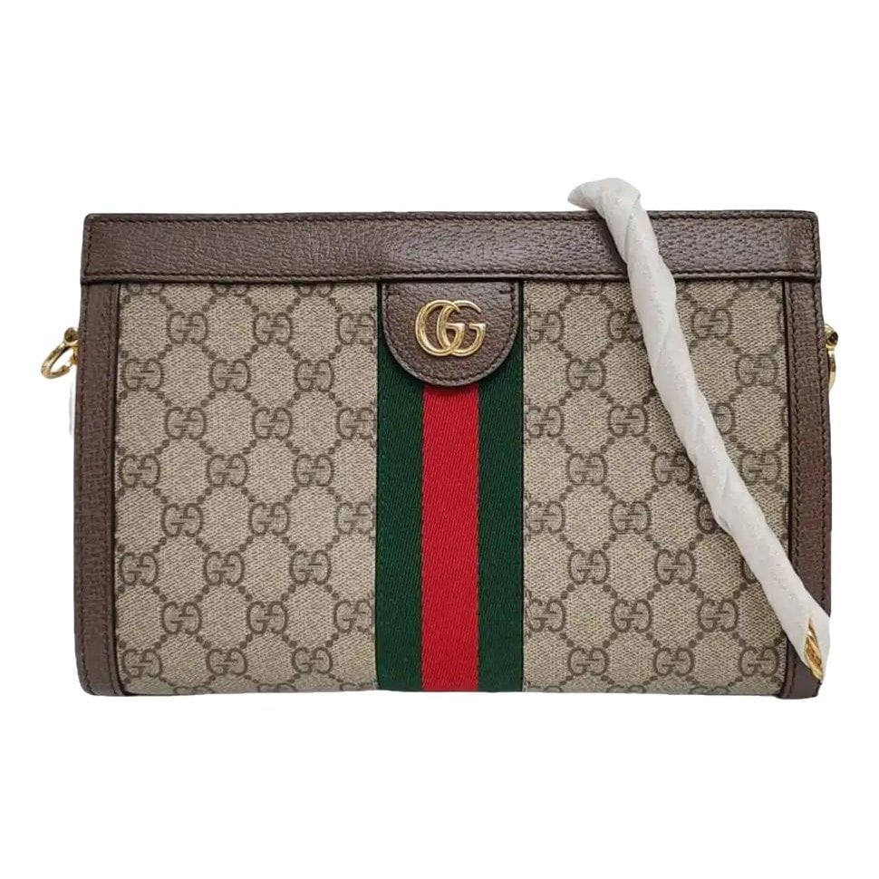 Ophidia leather crossbody bag