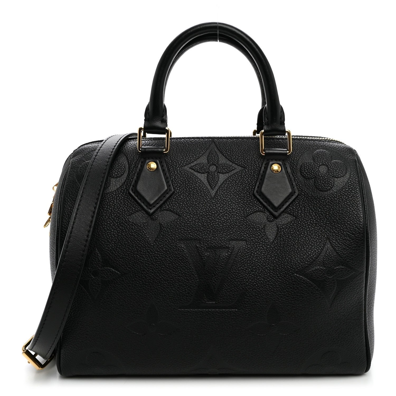 Louis Vuitton Empreinte Monogram Giant Speedy Bandouliere 25 Black
