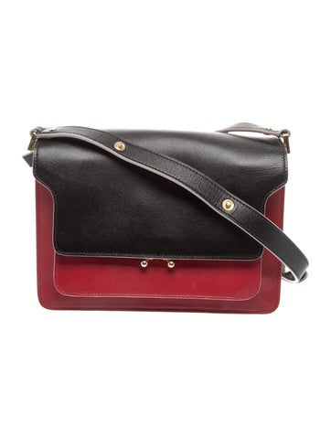 Marni Saffiano Leather Shoulder Bag