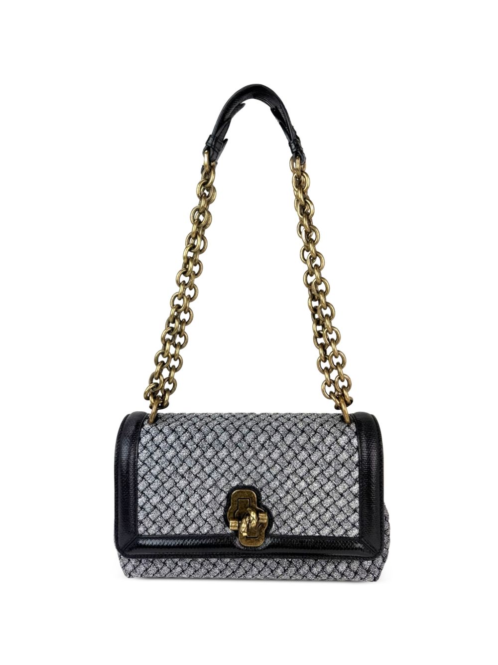 Olimpia metallic shoulder bag