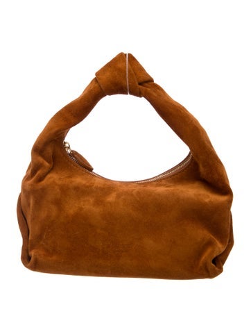Khaite Suede Top Handle Bag