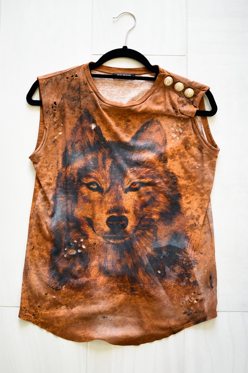 Balmain Balmain Sleeveless Top, Preowned MA004