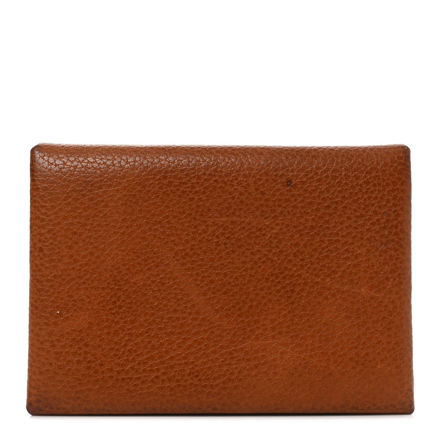Hermes Barenia Faubourg  Calvi Duo Card Case Fauve