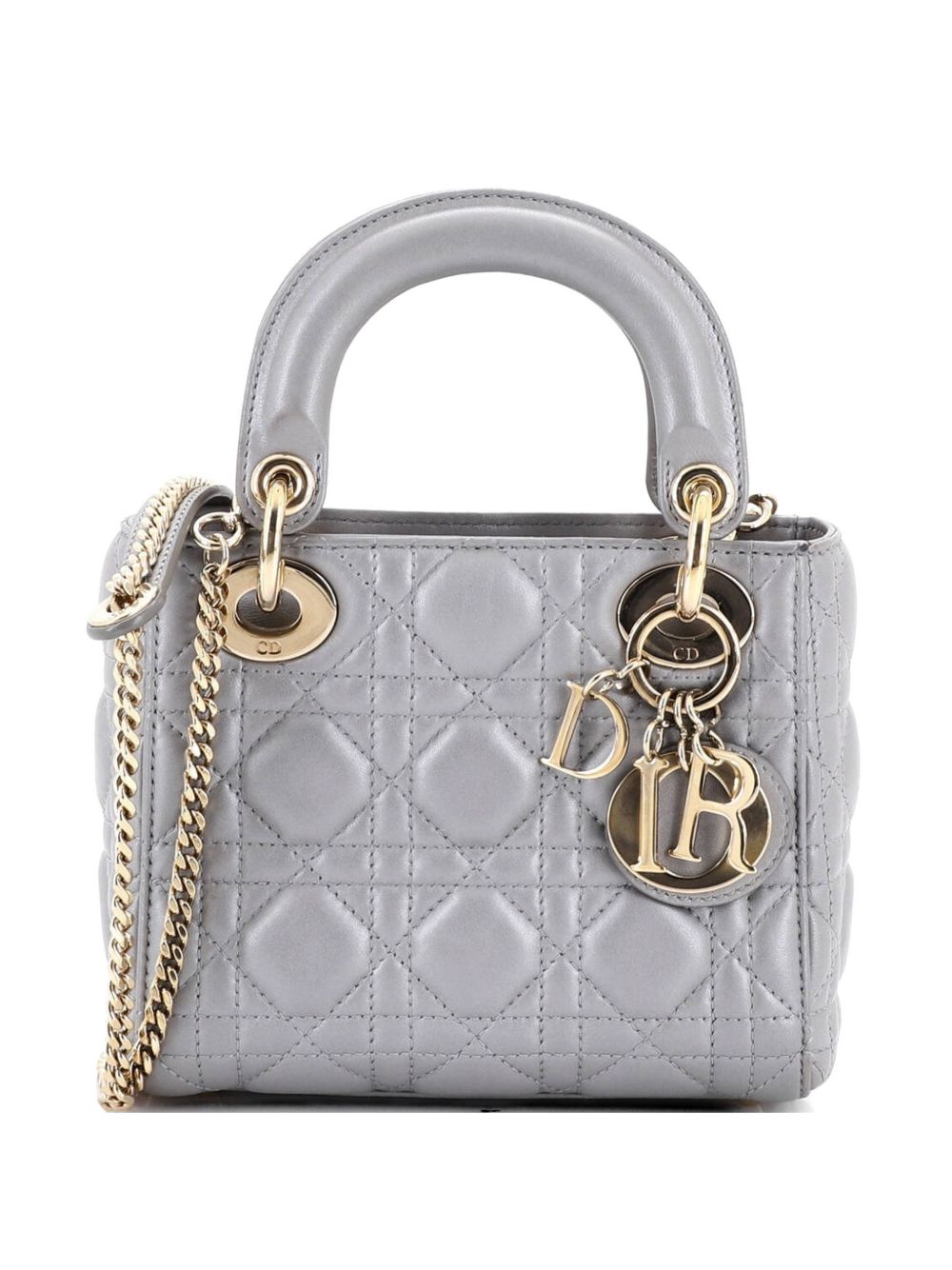 Lady Dior Chain Bag Cannage Quilt Lambskin Mini satchel