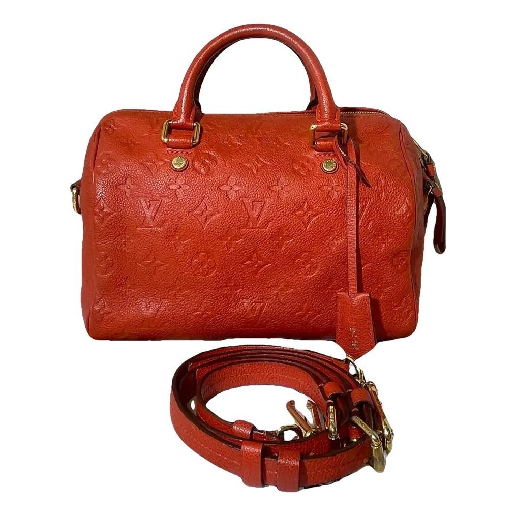 Speedy leather crossbody bag