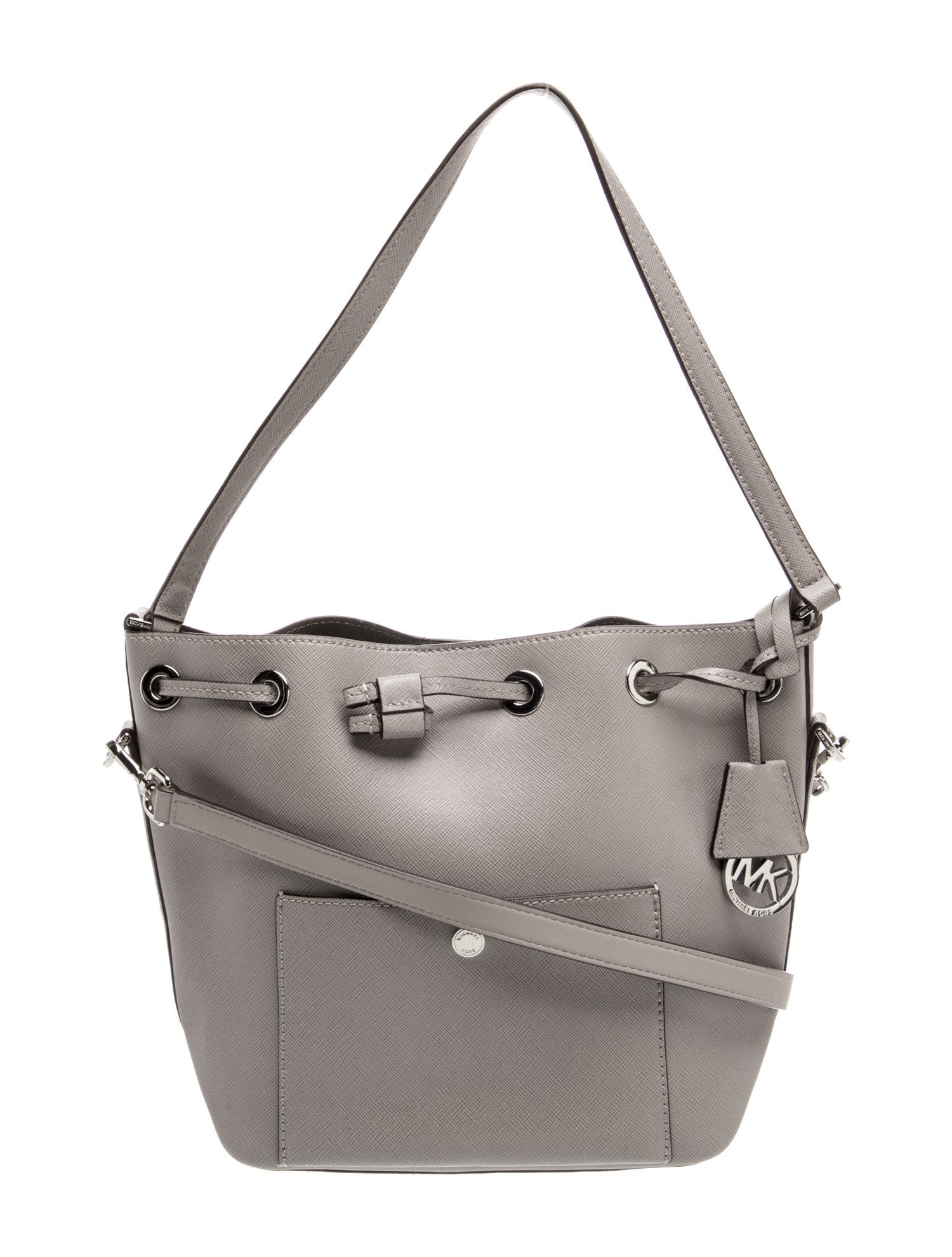 Saffiano Leather Bucket Bag