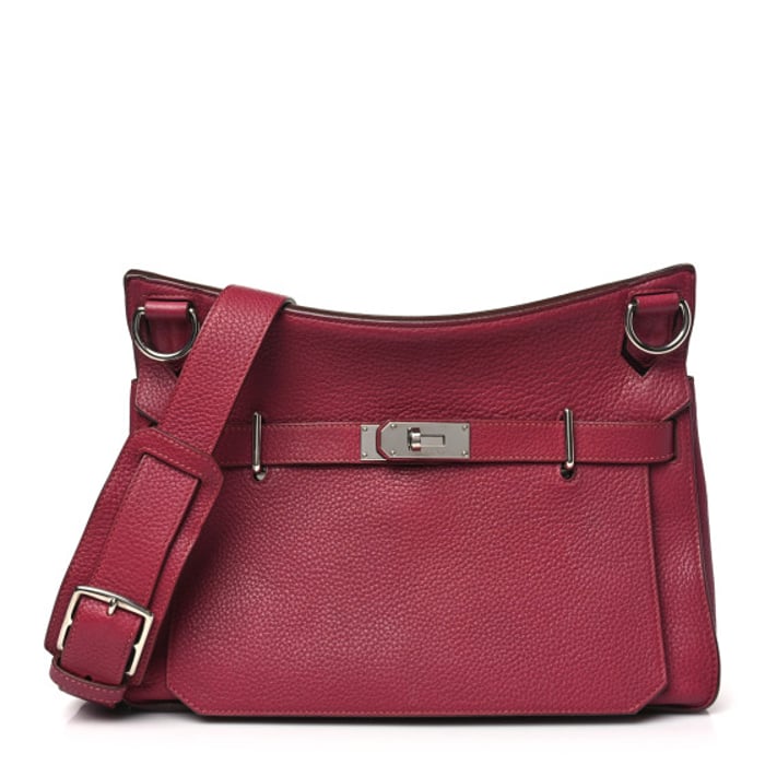 Hermes Taurillon Clemence Jypsiere 31 Rubis