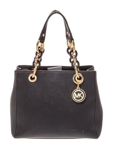 Saffiano Leather Top Handle Bag