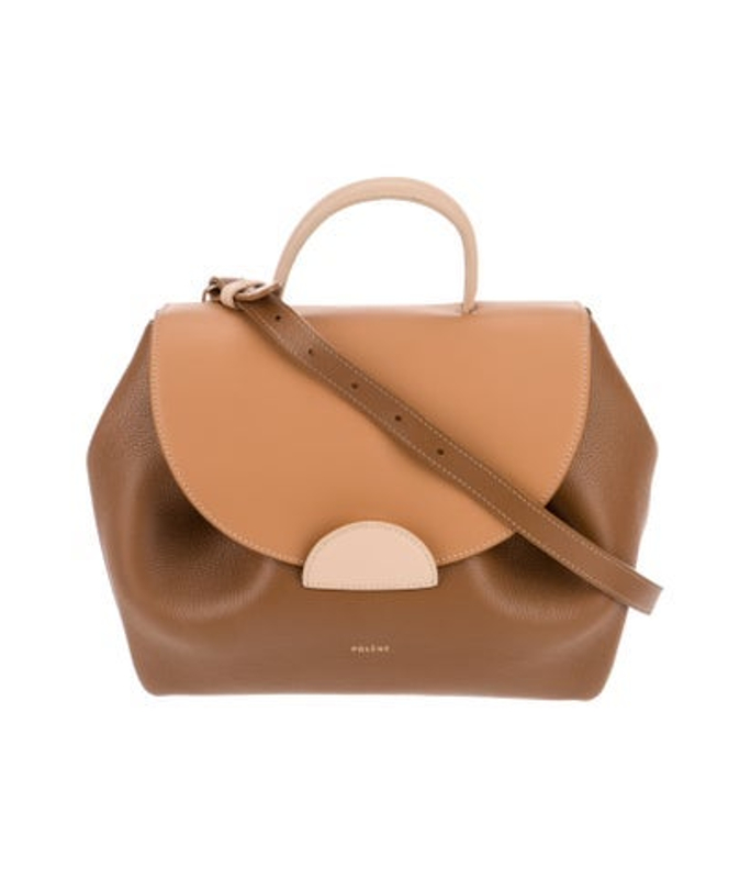 Polene Leather Crossbody Bag