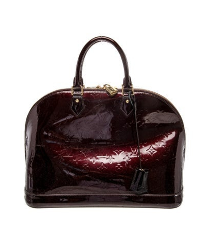 Louis Vuitton Vuitton Vernis Patent Leather Alma Gm