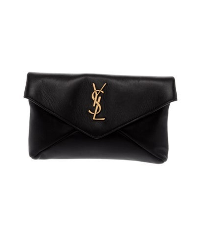 Saint Laurent Laurent Leather Clutch Small 2023