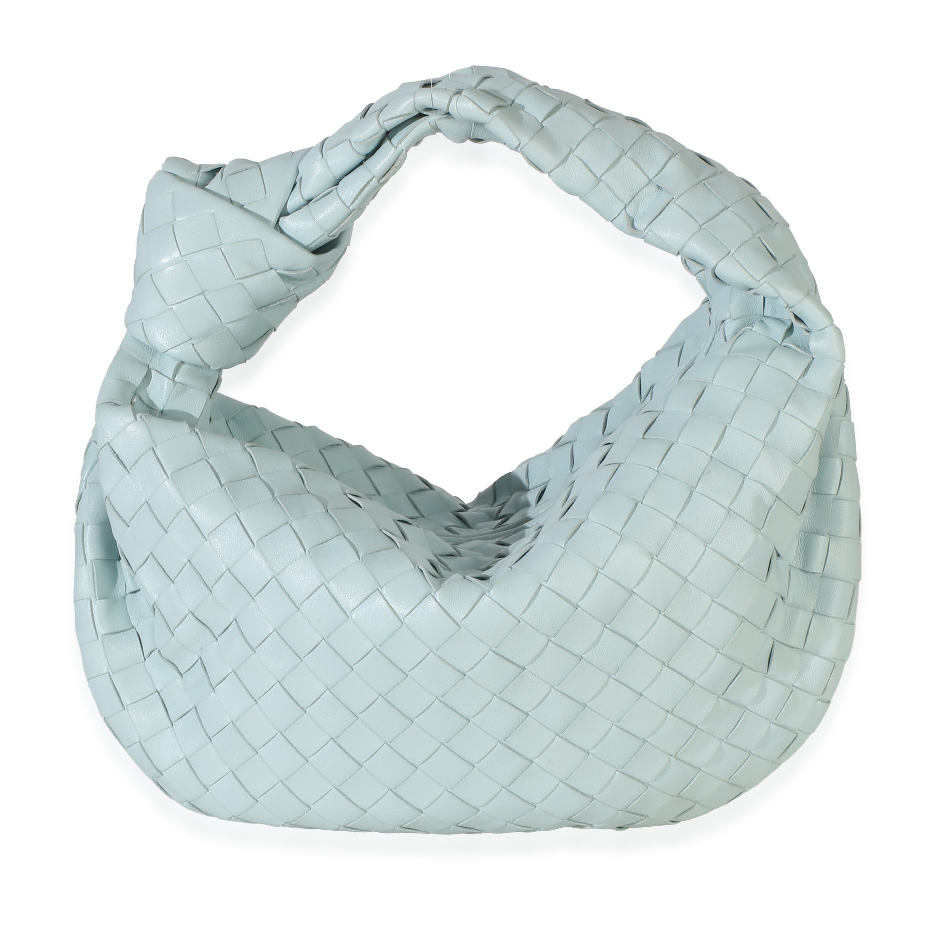 Teal Washed Nappa Intrecciato Teen Jodie