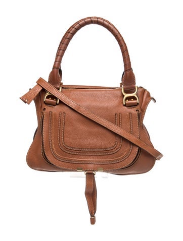Leather Marcie Shoulder Bag Medium