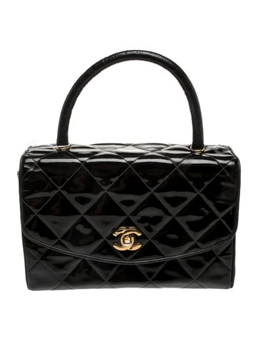 Chanel Patent Kelly Top Handle Bag