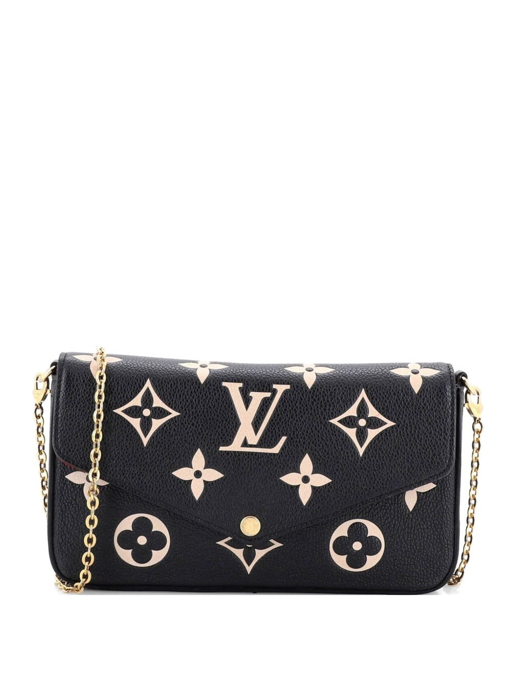 Louis Vuitton Felicie Pochette Bicolor Monogram Empreinte Giant crossbody bag