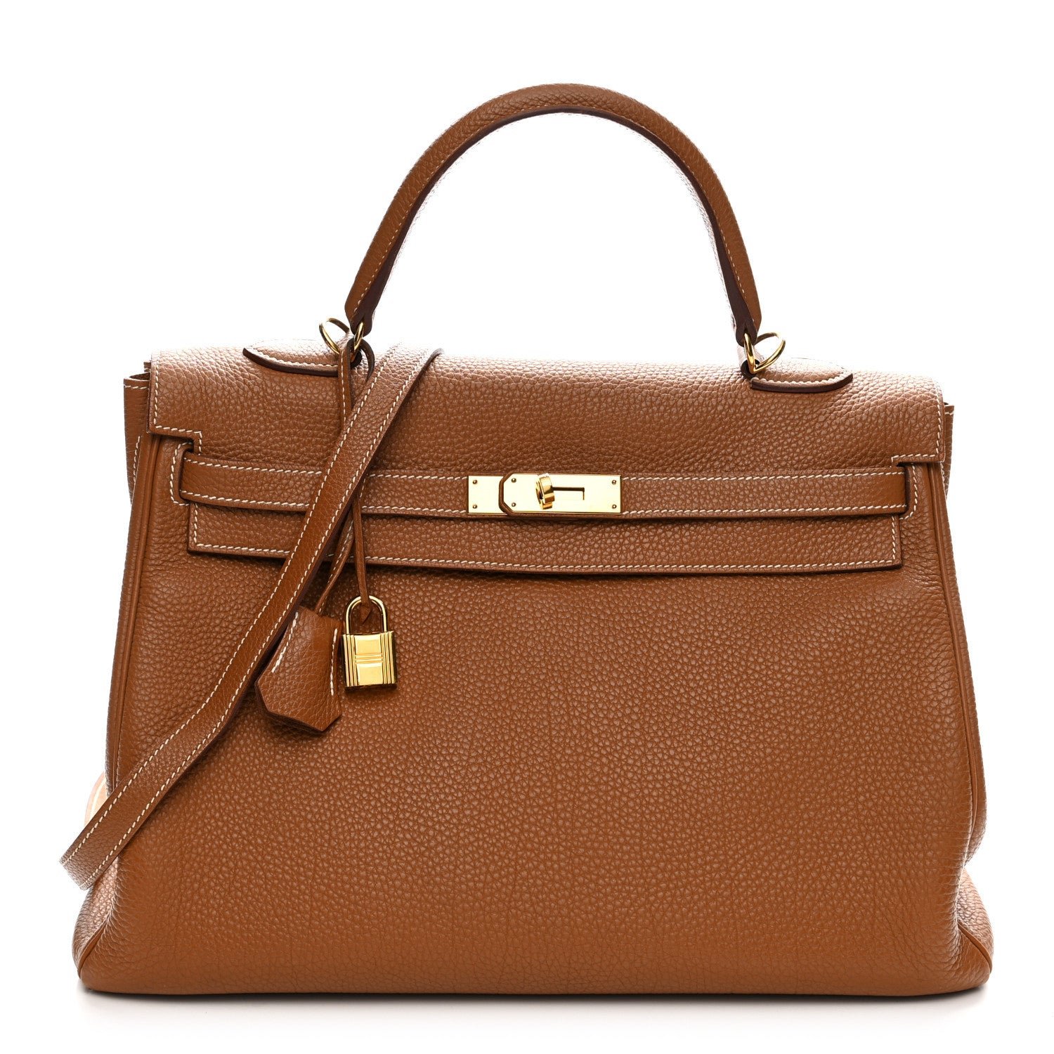 Hermes Togo Kelly Retourne 35 Gold