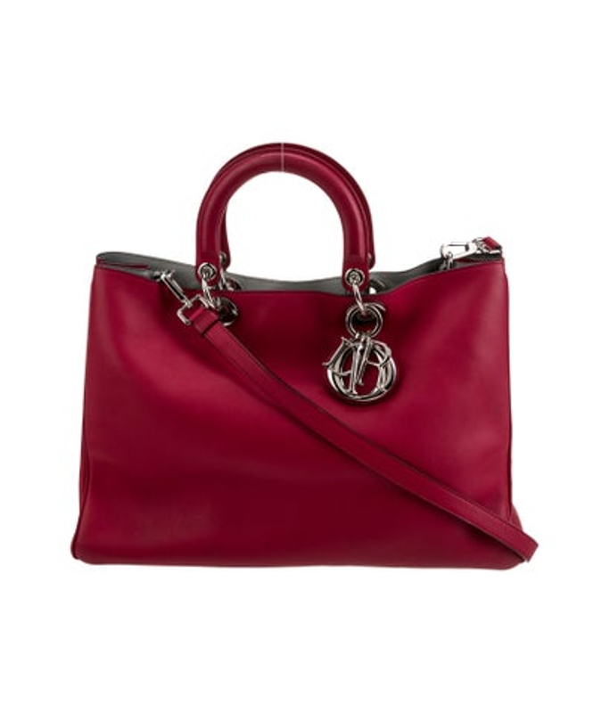 Dior Dior Leather Top Handle Bag